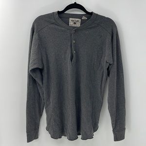 Gray Men's Casual Button Down Shirt